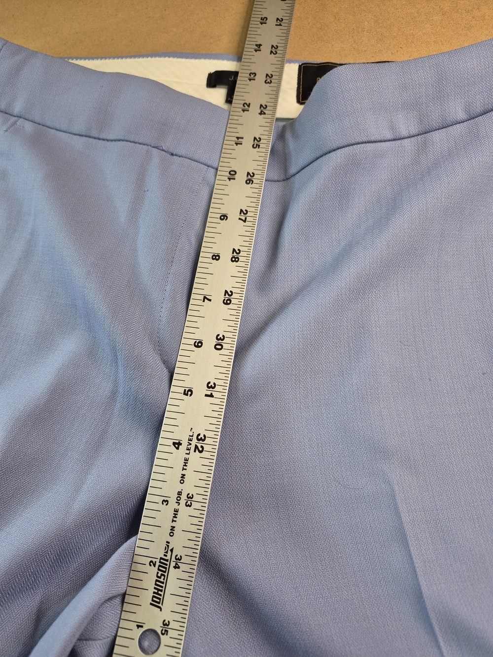 Light Blue Women’s Tailored Dress Pants - Picture 5 of 11